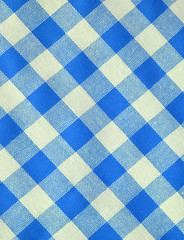 red checkered fabric closeup , tablecloth texture