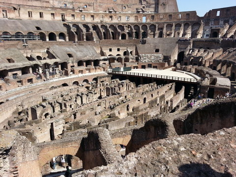 Interior of the Colosseum