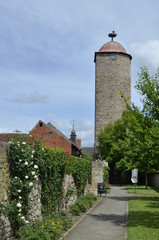 Fototapeta na wymiar Mönchsturm a.d. Stadmauer, Hammelburg