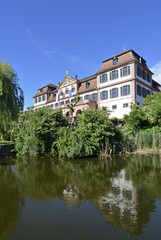 Fototapeta na wymiar Rotes Schloss, Hammelburg