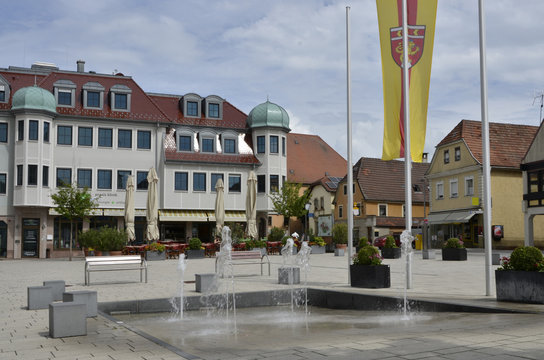 Stadtzentrum von Werneck