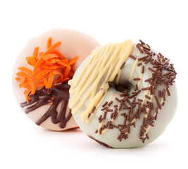 doughnut or donut isolated on white background cutout