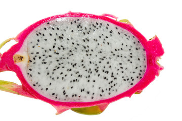 Dragon Fruit isolated against white background