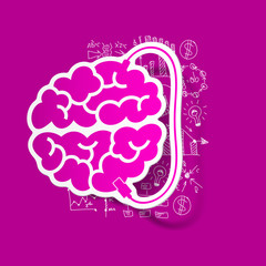 Drawing business formulas: brain
