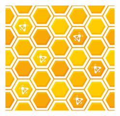 honeycomb pattern
