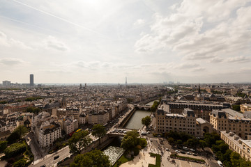 Parispanorama von der Kathedrale Notre Dame