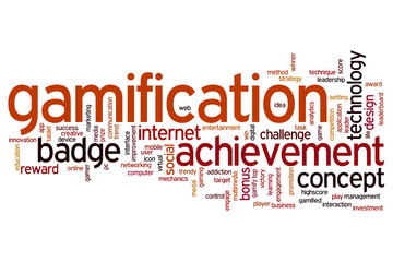 Gamification word cloud