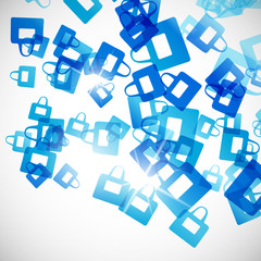 abstract background: bag
