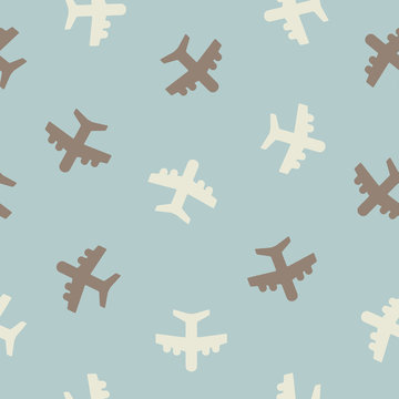 seamless background: plane