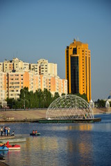 Embankment in Astana / Kazakhstan