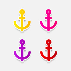 realistic design element: anchor