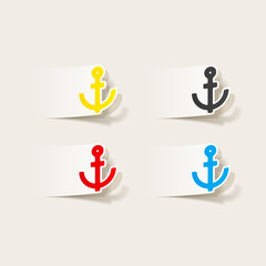realistic design element: anchor