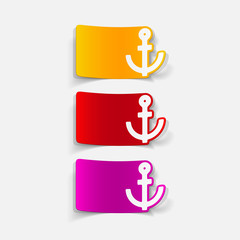 realistic design element: anchor