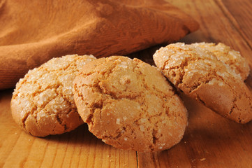 Gourmet almond ginger cookies