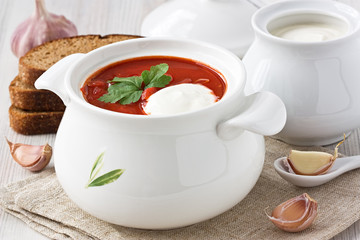 Beetroot soup borscht