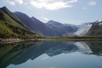 Obraz na płótnie Canvas Fjord & Glacier