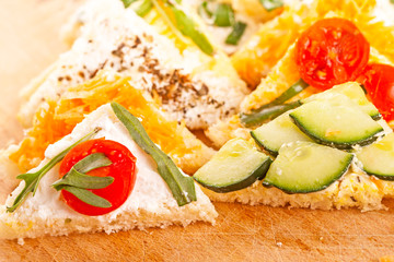 vegetable canapes