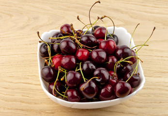 cherry in a dish