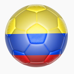 Soccer ball mapping with flag