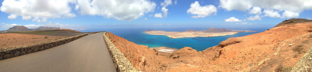 Ausblick auf Isla Graciosa, Lanzarote