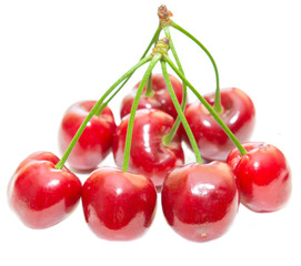 cherry isolated on white background