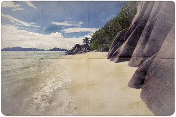 Dream Beach Paper Background