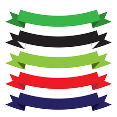 Obraz premium Ribbon isolated shapes.