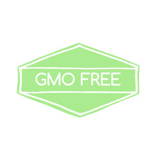Gmo free product label