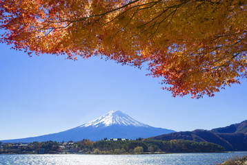 富士山と紅葉