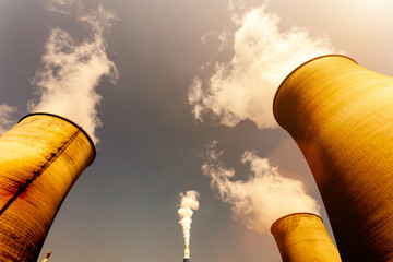 Cooling tower in power plant