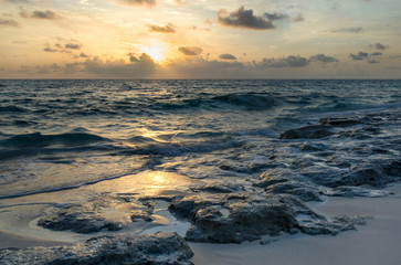 Sunrise on the Atlantic Ocean, Eleuthera Island, Bahamas - 66809686