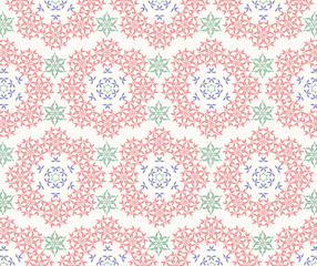 Abstract retro style Seamless Pattern - Illustration