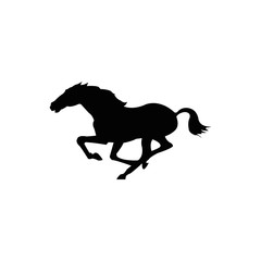 Fototapeta na wymiar Horse silhouette