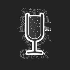 Drawing business formulas: cocktail