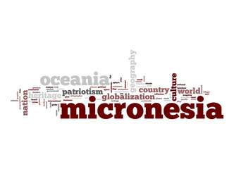 Micronesia word cloud