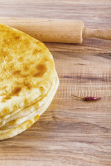 Pastry and peppers