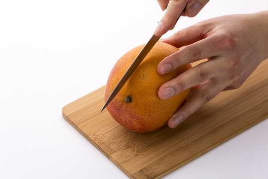 Anschnitt einer Mango
