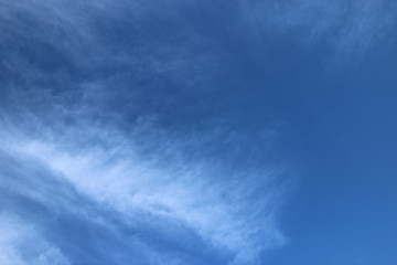 Blue sky and white clouds
