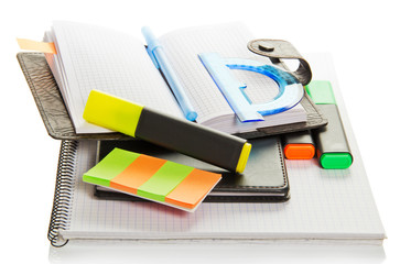 Set of the office supply