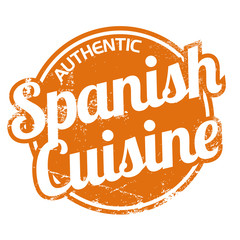 Naklejka premium authentic spanish cuisine