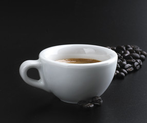 italian expresso with beans