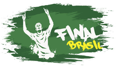 Fototapeta premium Brasil final