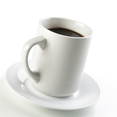 American Black Coffee With Clipping Path