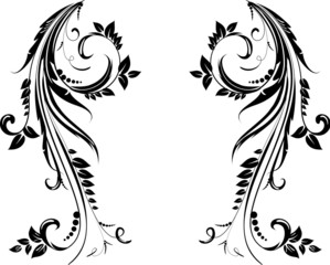 Vintage floral pattern