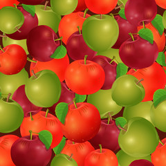 seamless texture of apples