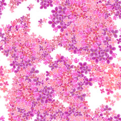 seamless texture with flowers of lilac