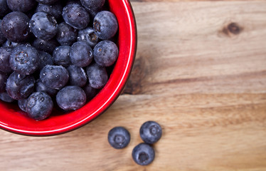 fresh blueberries 