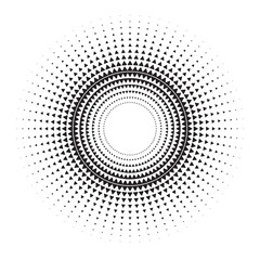 Abstract Halftone Background