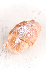 little croissant with chocolate