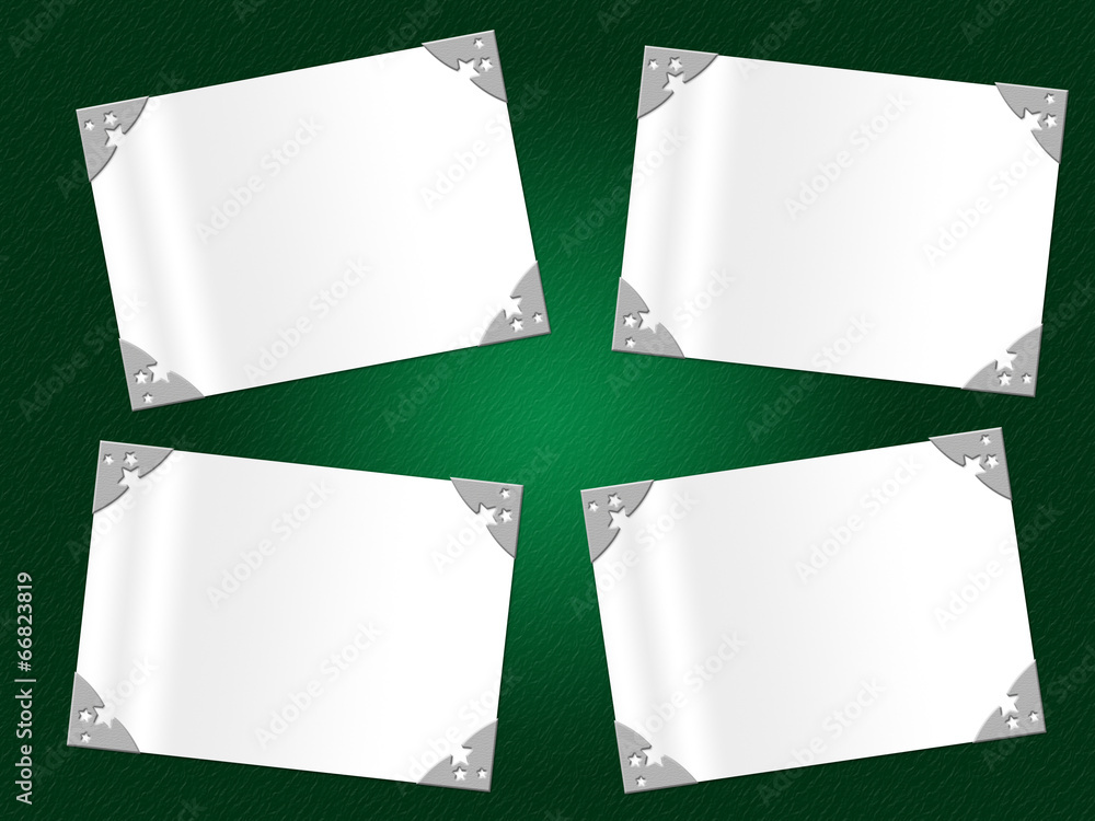Poster copyspace frame indicates sheet boundary and bordering